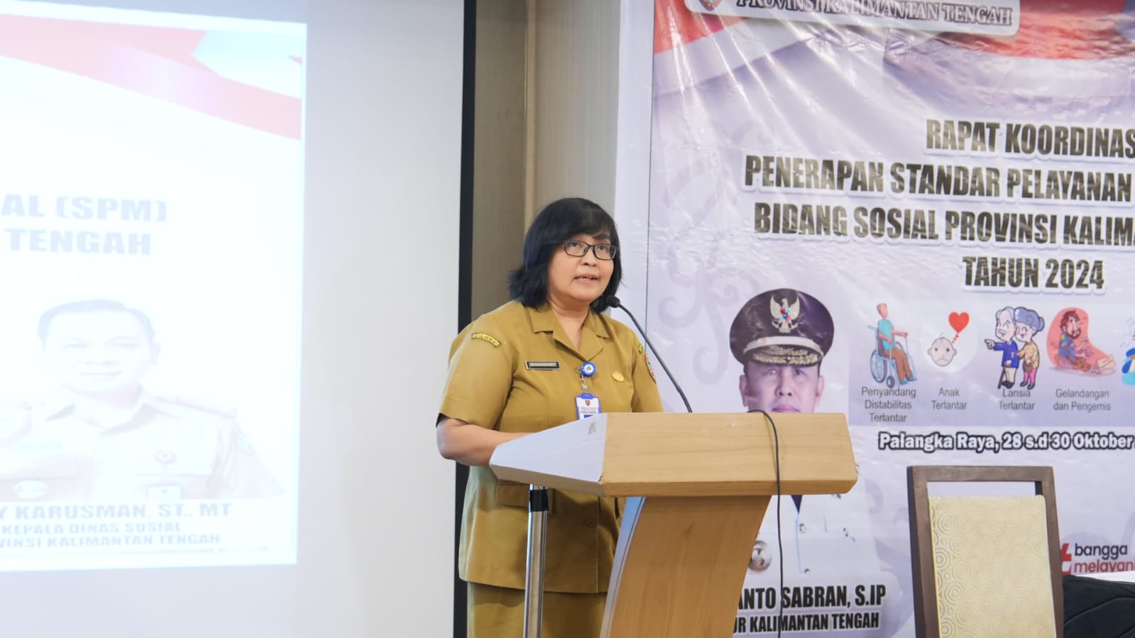 Dinas Sosial Prov. Kalteng Adakan Rakor Penerapan Standar Pelayanan Minimal Bidang Sosial Tahun 2024