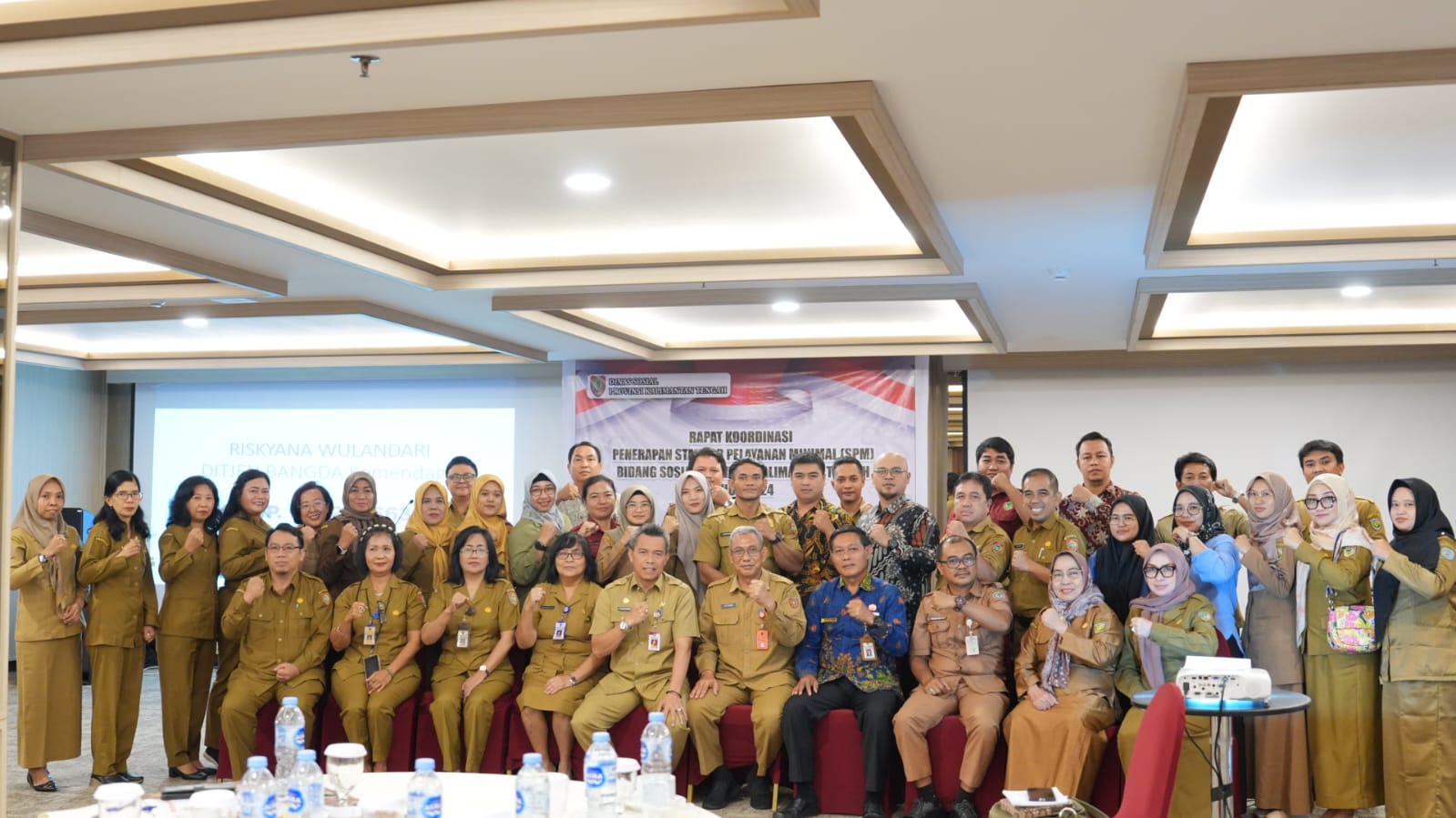 Dinas Sosial Prov. Kalteng Adakan Rakor Penerapan Standar Pelayanan Minimal Bidang Sosial Tahun 2024