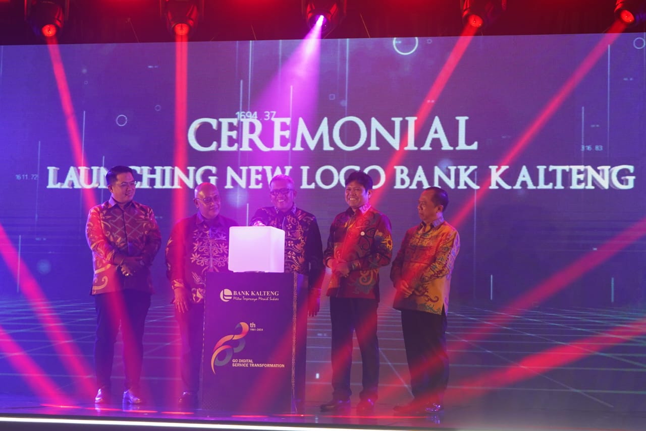 Wakili Gubernur, Plt Sekda Prov. Kalteng Hadiri Malam Puncak HUT ke-63 PT. Bank Kalteng sekaligus Launching Logo Baru Bank Kalteng