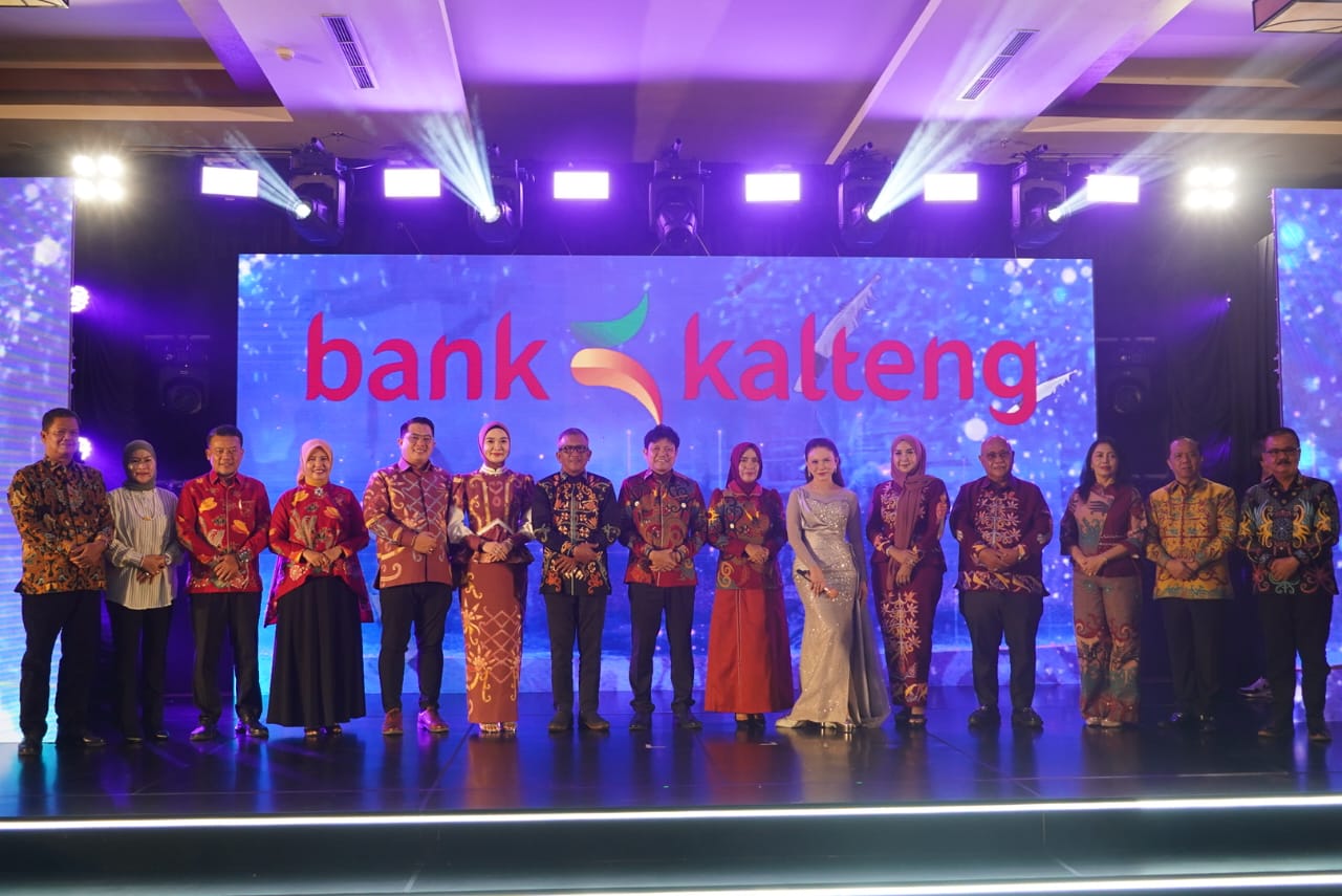 Wakili Gubernur, Plt Sekda Prov. Kalteng Hadiri Malam Puncak HUT ke-63 PT. Bank Kalteng sekaligus Launching Logo Baru Bank Kalteng