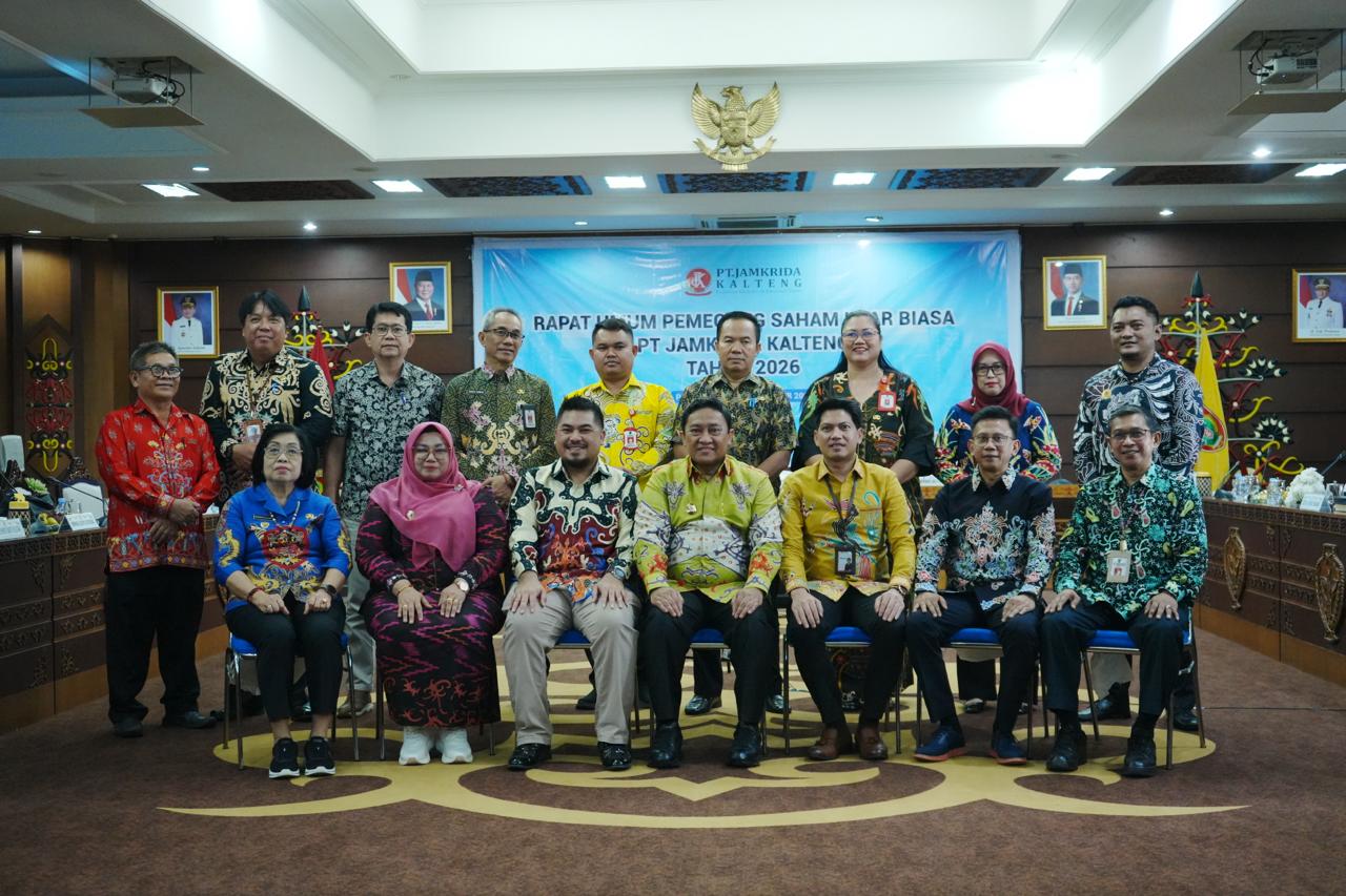 Wagub Edy Pratowo Harapkan RUPS-LB Perkuat Tata Kelola Dan Kinerja PT Jamkrida Kalteng