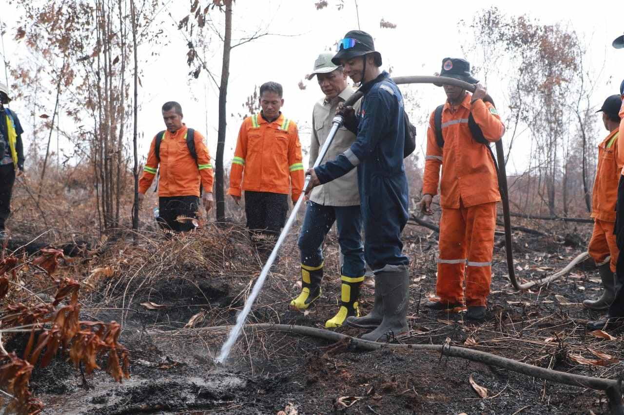 Wamenko Pangan Kerahkan 175 Regu, Karhutla Palangka Raya Ditargetkan Tuntas Dua Pekan