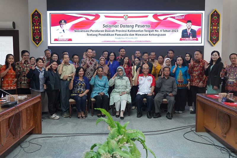Buka Sosialisasi Perda Prov. Kalteng Nomor 4 Tahun 2023, Plt. Sekda Harapkan Masyarakat Kalteng Berkarakter Unggul dan Menjiwai Pancasila