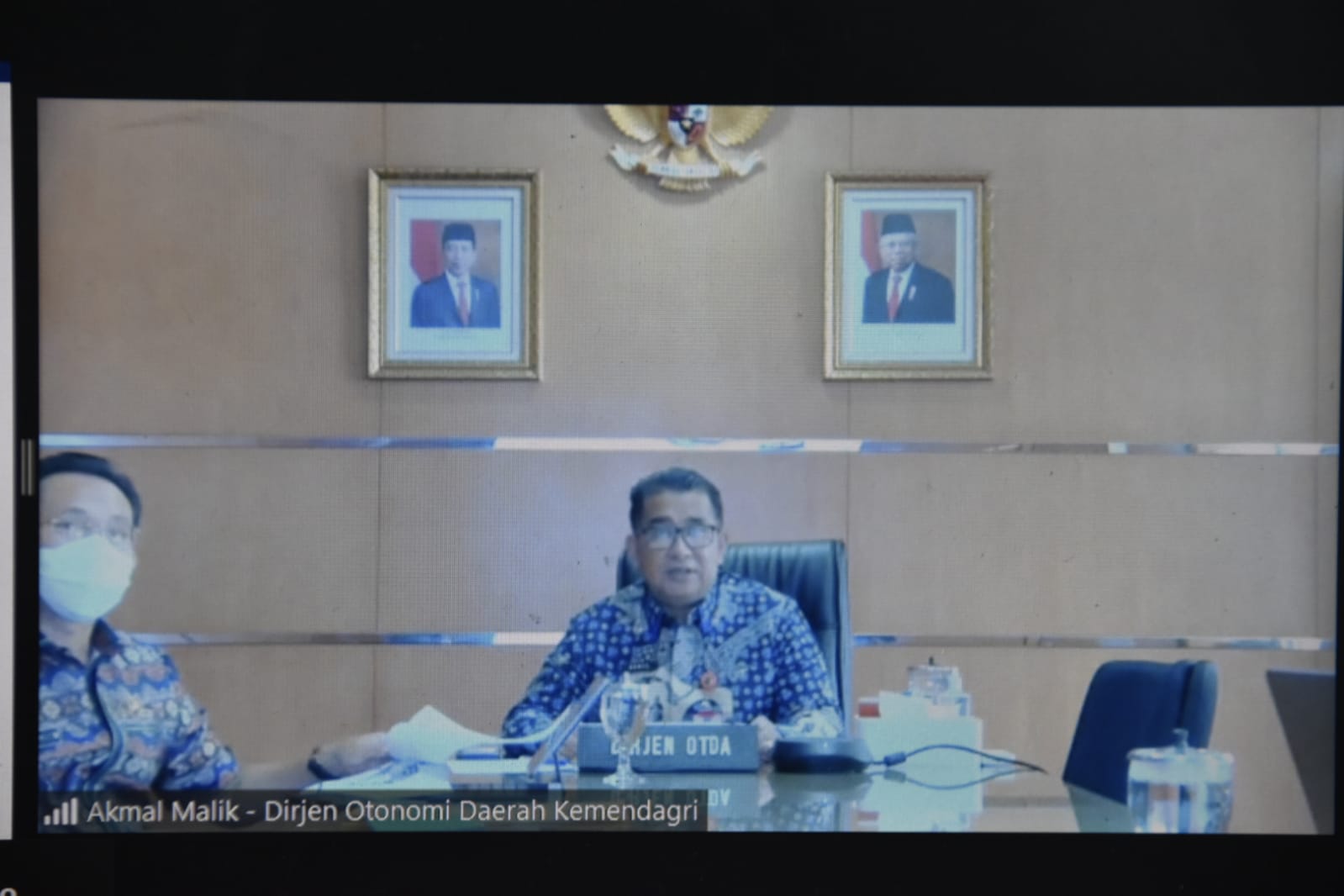 Pj. Sekda Kalteng Hadiri Rapat Evaluasi Penyederhanaan Birokrasi Pada Pemerintah Daerah