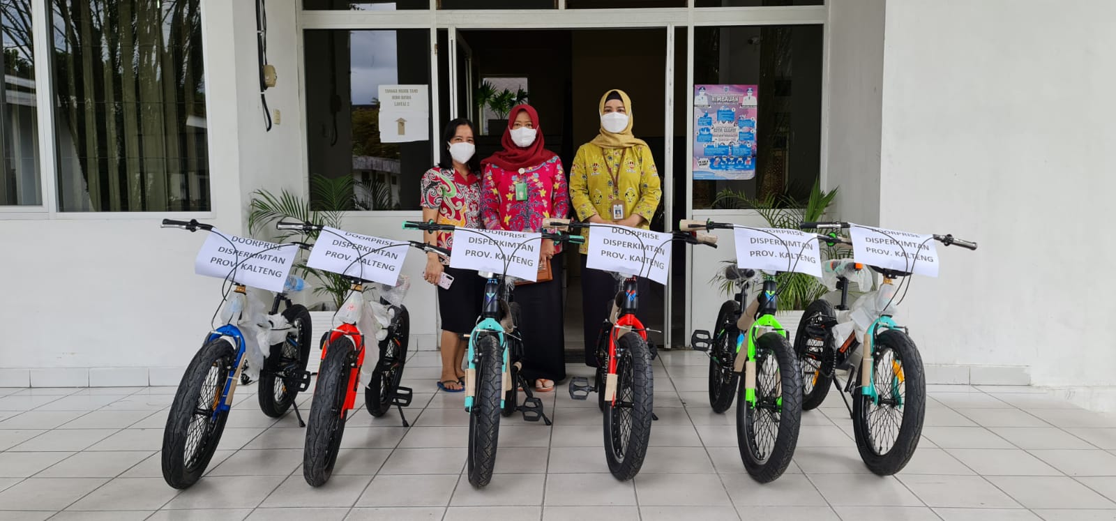 Disperkimtan Sediakan Doorprize 6 Unit Sepeda Bagi Peserta Vaksinasi Covid-19 Anak