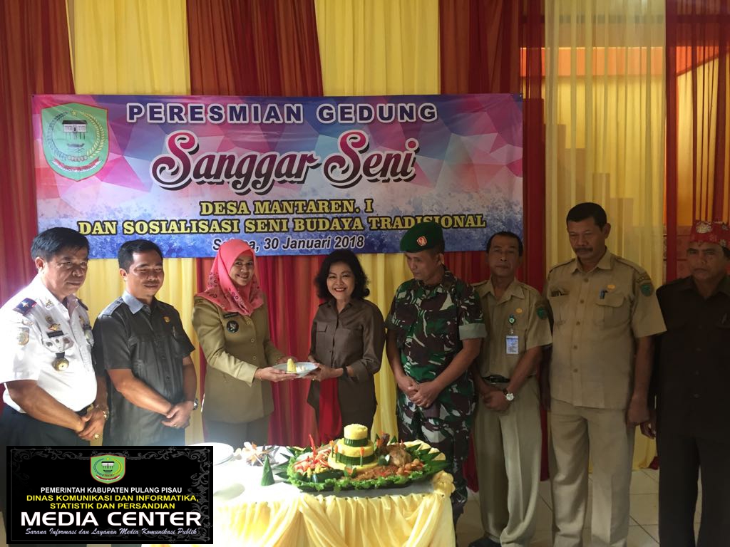 Secara Bertahap Desa Mantaren I Selesaikan Pembangunan Gedung Sanggar Seni