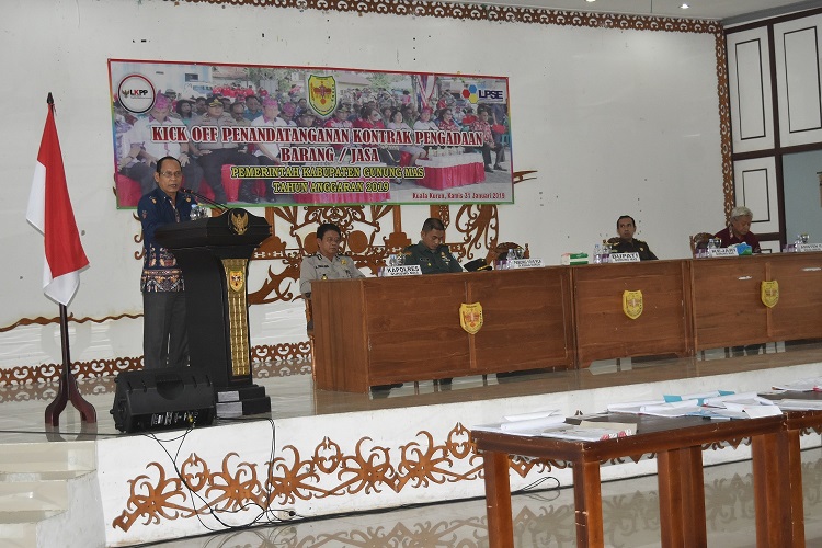 Pengadaan Barang dan Jasa Mendorong Percepatan Pembangunan