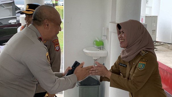 Pj. Bupati Barsel terima Kunjungan Kerja Wakapolda Kalteng 