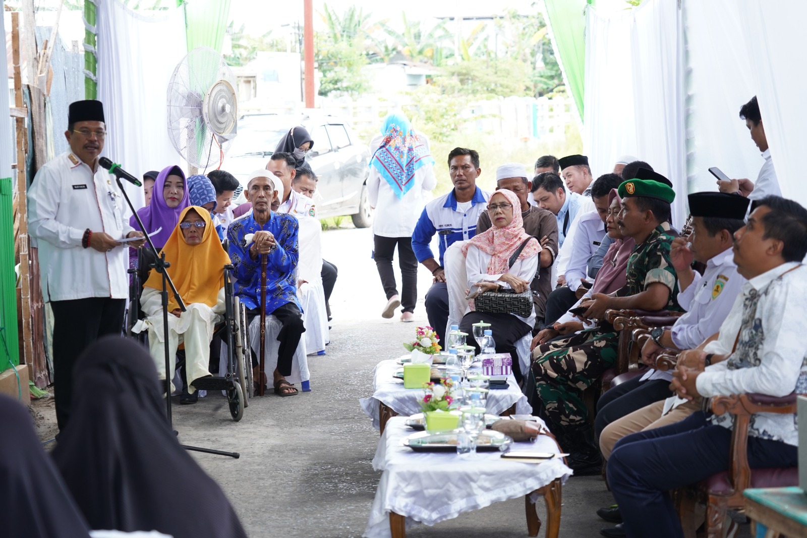 Sekda Nuryakin Hadiri Tasyakuran HUT ke-23 Baznas Prov. Kalteng sekaligus Penyerahan Rumah Layak Huni