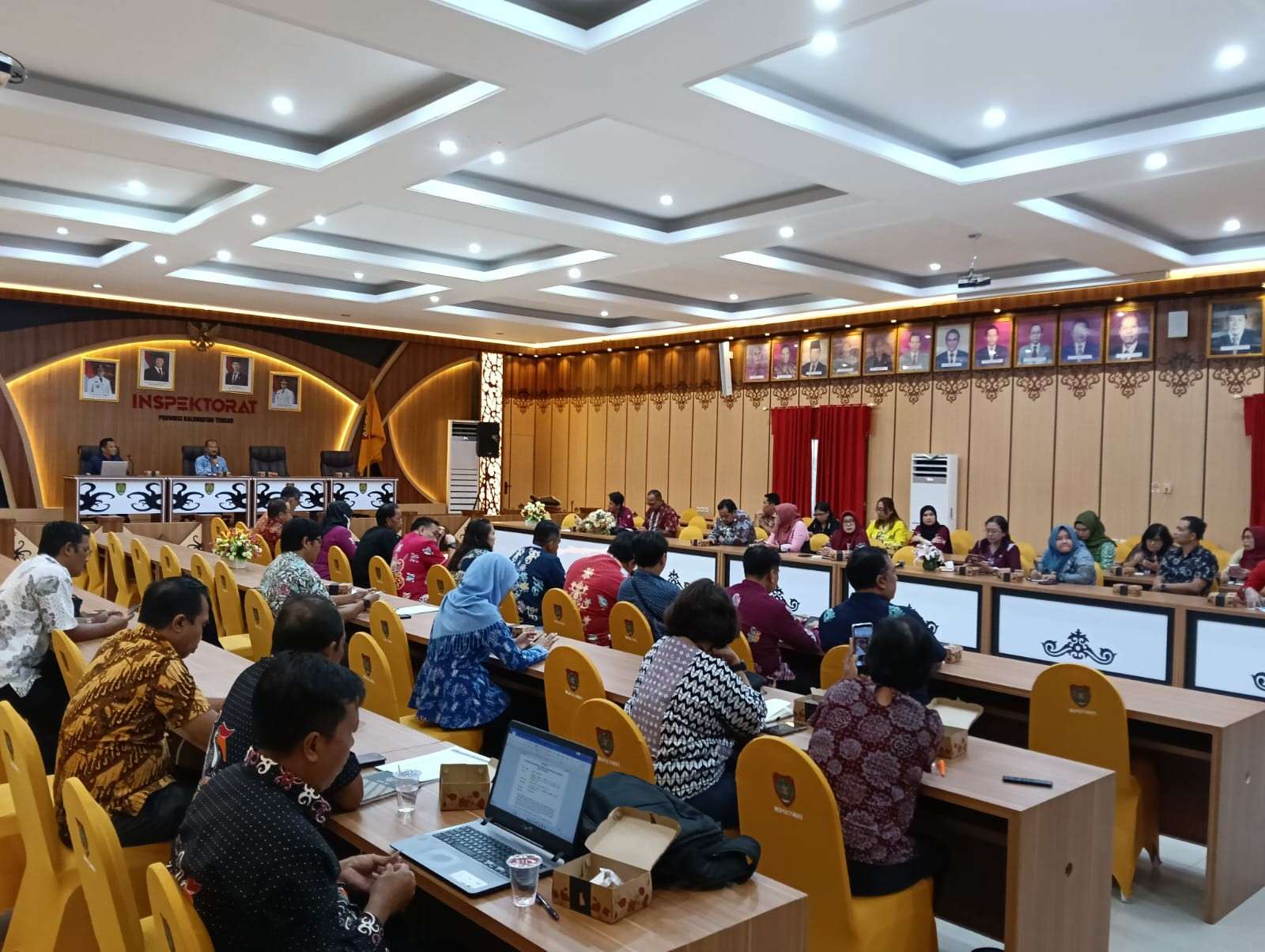 Inspektur Daerah Prov. Kalteng Pimpin Rakor Tim Pencegahan Korupsi MCP KPK Tahun 2025