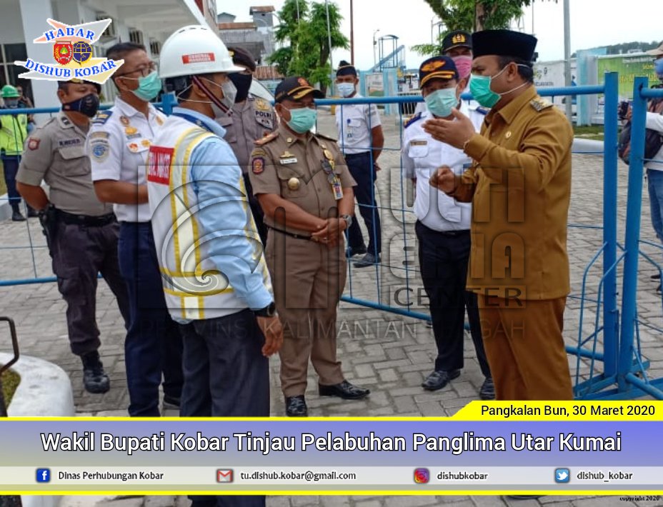 Wakil Bupati Kobar Lakukan Peninjauan ke Pelabuhan Panglima Utar Kumai