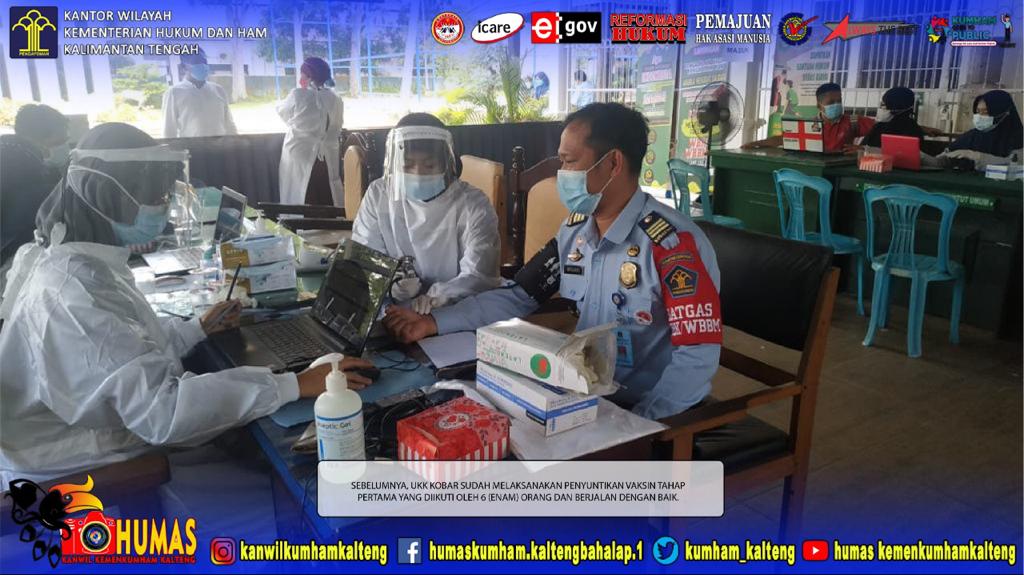 UKK Kotawaringin Barat Ikuti Vaksinasi Tahap Kedua