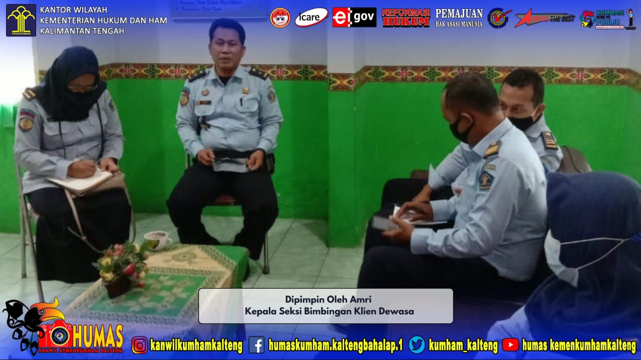 Persiapkan Bimbingan Kemandirian Klien, Bapas Palangka Raya Gelar Rapat Persiapan 