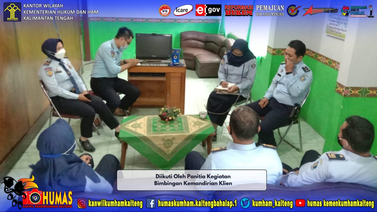 Persiapkan Bimbingan Kemandirian Klien, Bapas Palangka Raya Gelar Rapat Persiapan 