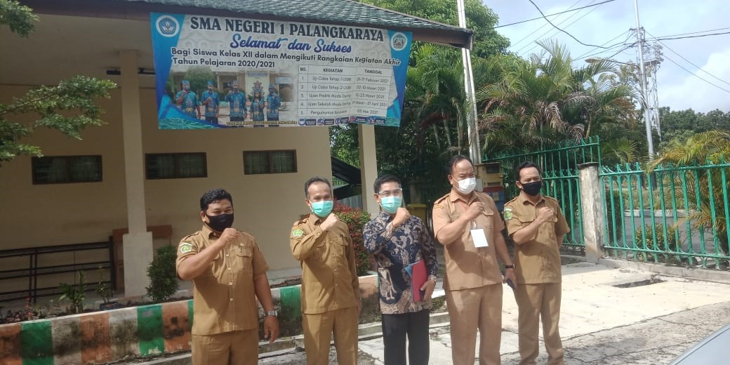 Direktorat Jenderal Pendidikan Islam  Pantau Pelaksanaan USBK PAI di SMA Negeri 1 Palangka Raya