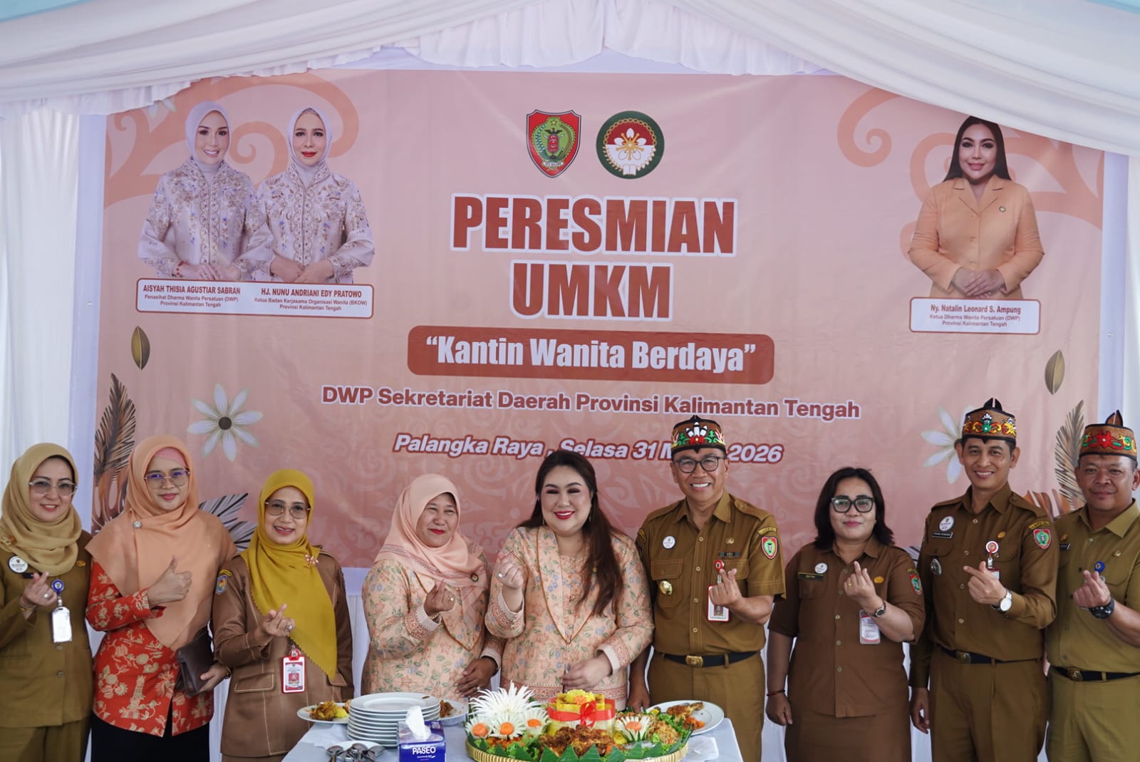 Langkah Nyata Pemberdayaan, DWP Kalteng Luncurkan Kantin Wanita Berdaya