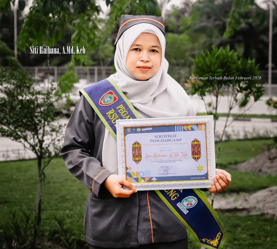 Siti Raihana Raih Predikat Karyawan Terbaik RSUD Hanau Februari 2026