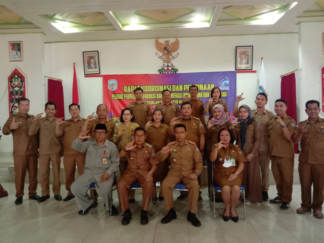 Diskominfosantik Prov. Kalteng Lakukan Pembinaan PPID Kabupaten Mura