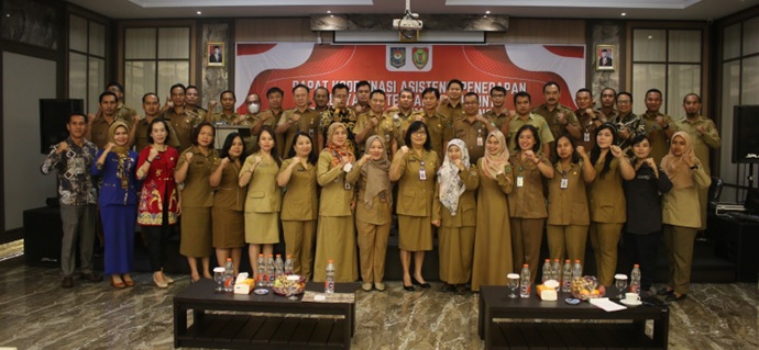 DPMPTSP Prov. Kalteng Gelar Rapat Koordinasi Asistensi Penerapan PTSP di Daerah se-Kalteng Tahun 2023