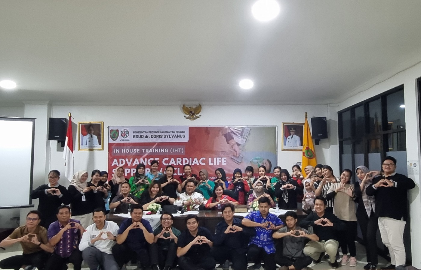 RSUD dr. Doris Sylvanus Kembali Adakan In House Training ACLS 
