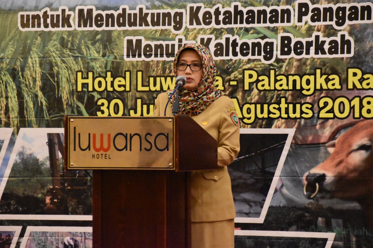 Pembukaan Pertemuan Mantri Tani se-Kalimantan Tengah