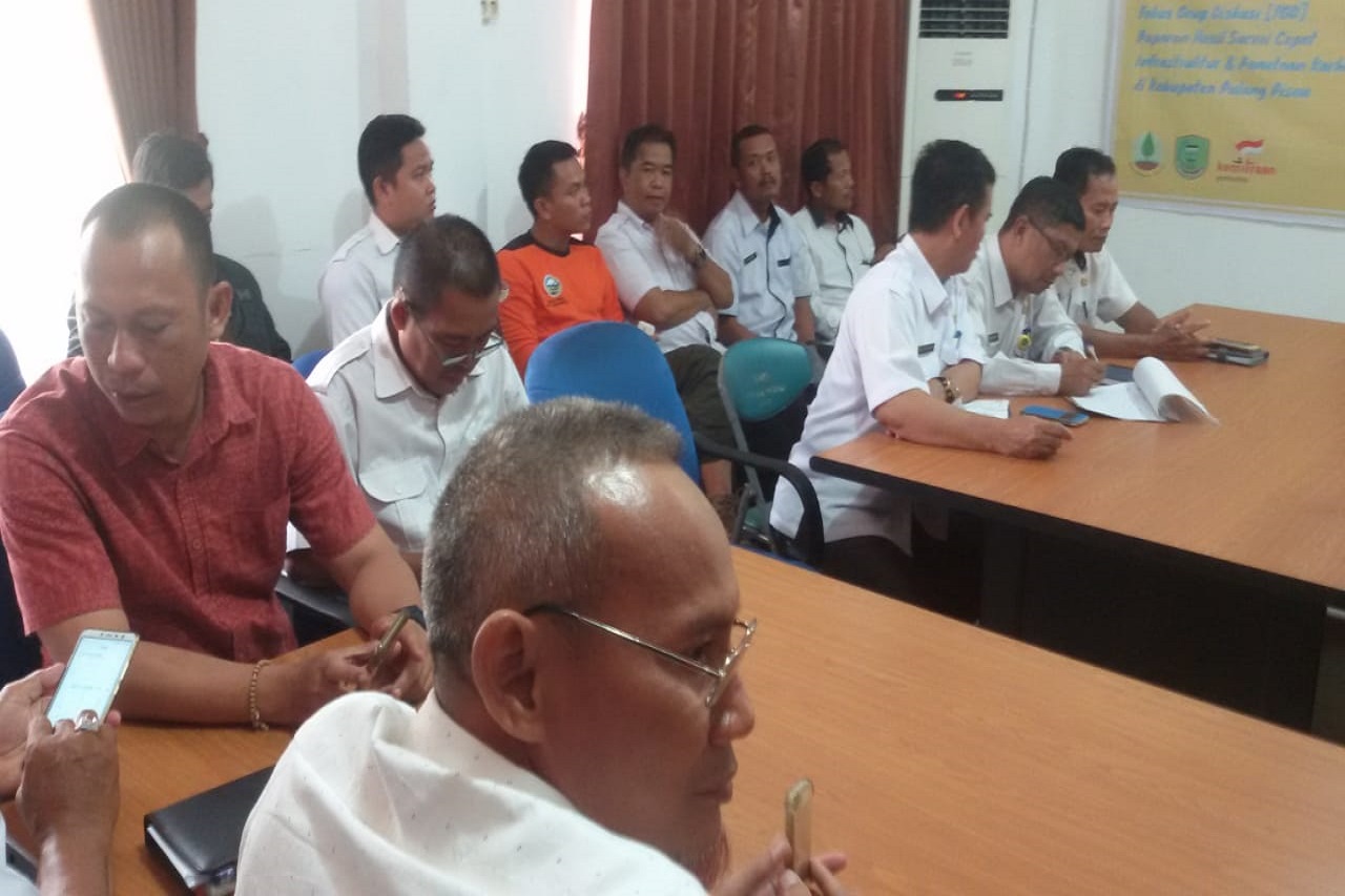BPBD Pulang Pisau Gelar FGD Guna Penanggulangan Bencana Karhutla