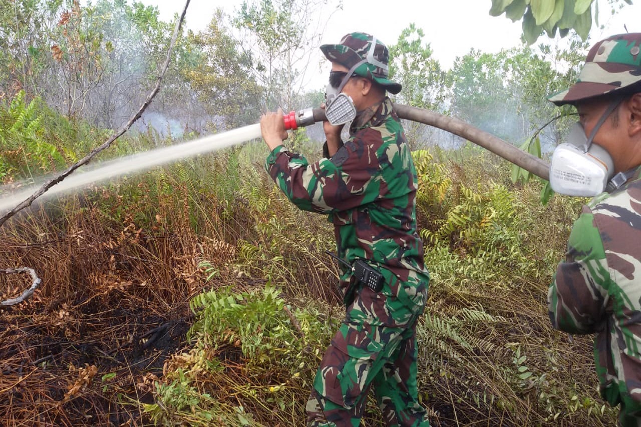 Pemadaman Karhutla di Wilayah Kabupaten Pulang Pisau Terus Dilakukan