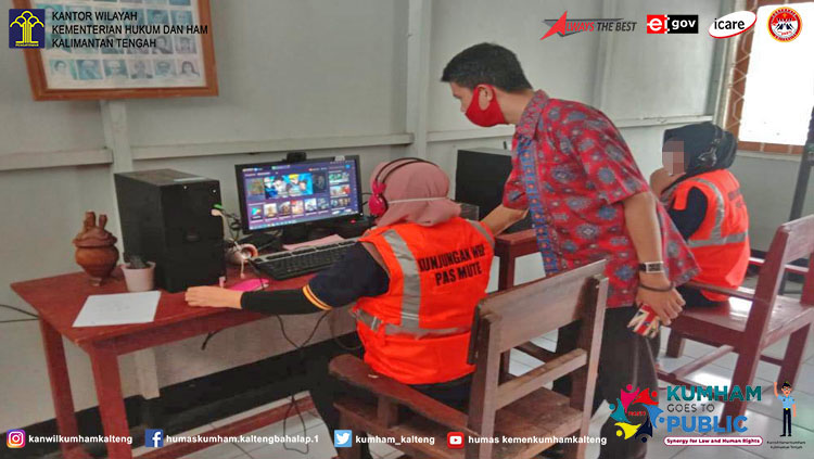 Lapas Muara Teweh Tetap Berikan Layanan Video Call dan Titipan Makanan di Moment Idul Adha