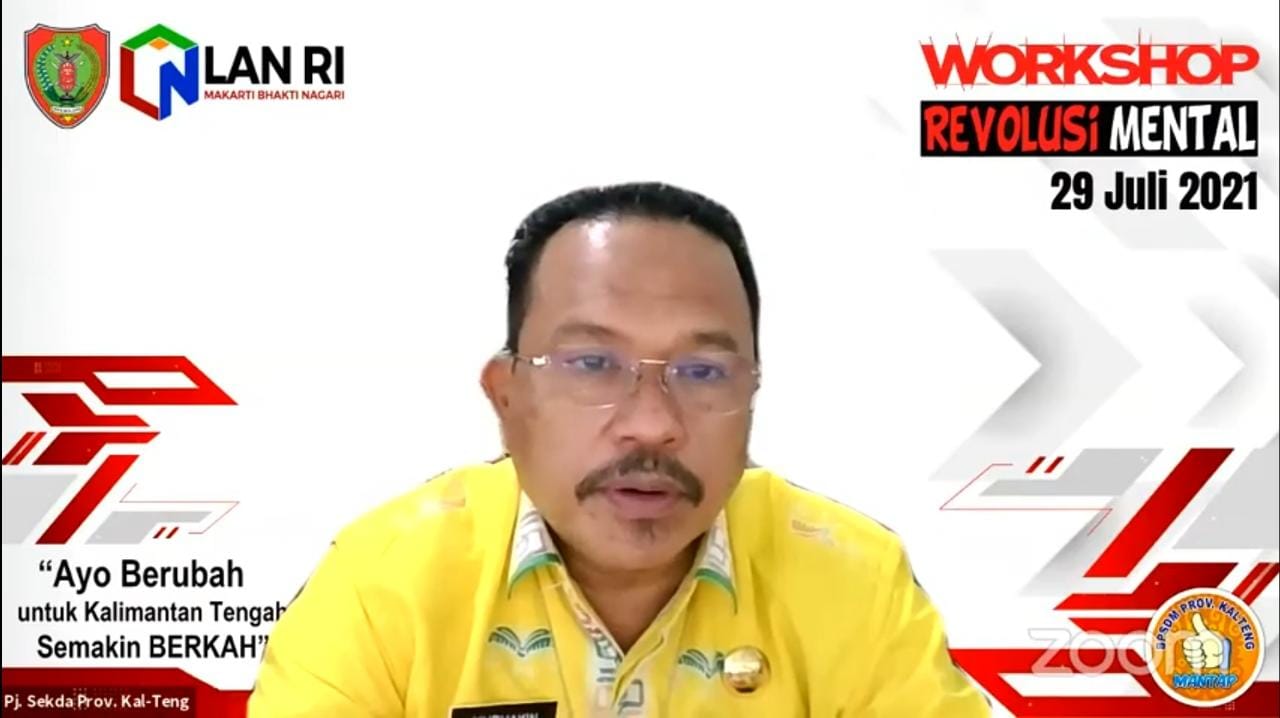 Workshop Revolusi Mental di Lingkungan Prov. Kalteng