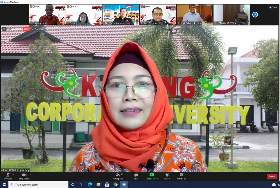 Workshop Revolusi Mental di Lingkungan Prov. Kalteng
