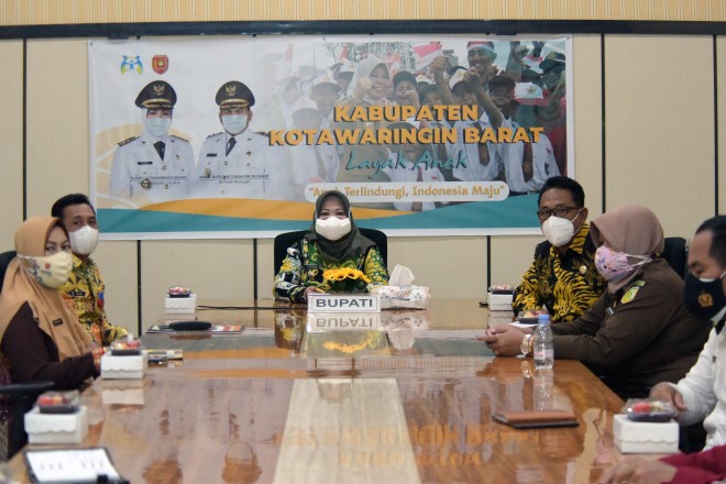 Kobar Raih Penghargaan Sebagai Kabupaten Layak Anak