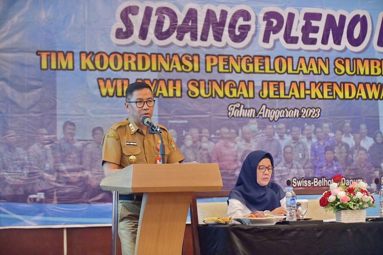 Bappedalitbang Gelar Sidang Pleno Ke - III Anggota TKPSDA Wilayah Sungai Jelai-Kendawangan Tahun 2023
