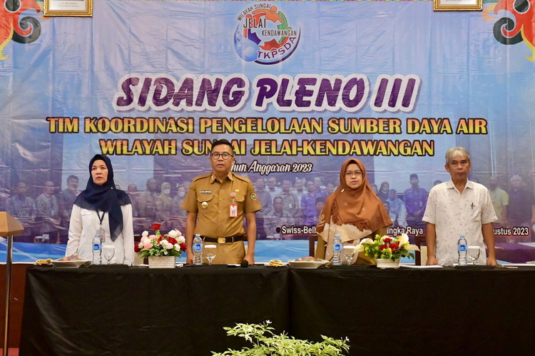 Bappedalitbang Gelar Sidang Pleno Ke - III Anggota TKPSDA Wilayah Sungai Jelai-Kendawangan Tahun 2023