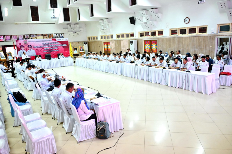 Bappedalitbang Selenggarakan Evaluasi Rancangan Raperda RPJPD Kab. Gunung Mas, Katingan, Sukamara, Kotim dan Kota Palangka Raya Tahun 2025-2045