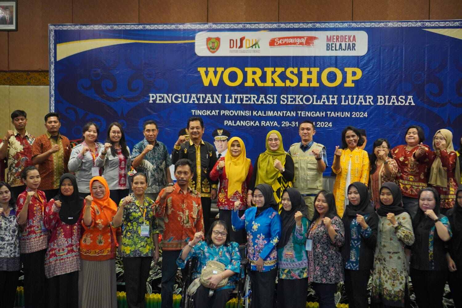 DIsdik Selenggarakan Workshop Penguatan Literasi SLB dan Rakor DAK SLB Tingkat Provinsi Kalimantan Tengah Tahun 2024