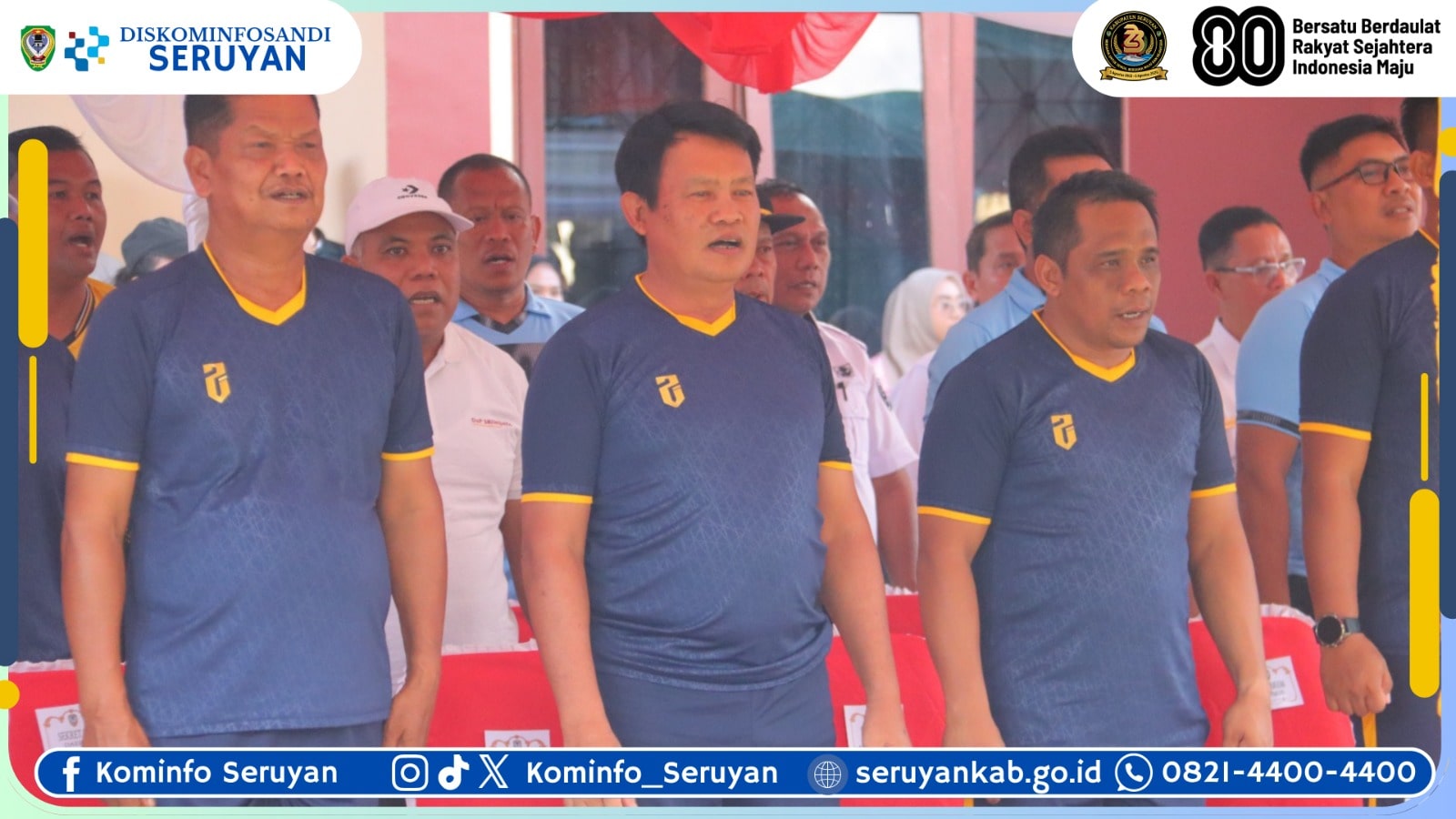 Dalam Rangka HUT ke-23 Kabupaten Seruyan, Bupati Buka Turnamen Sepak Bola Mini Putri