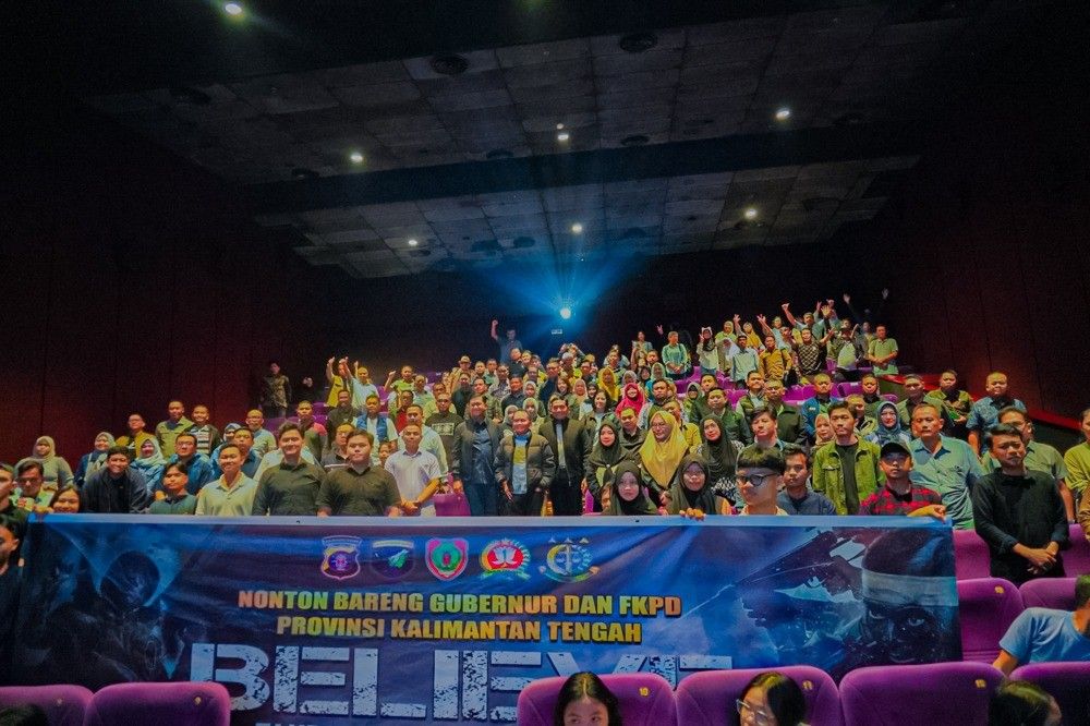 Gubernur Kalteng Tekankan Pentingnya Nilai Kebangsaan Melalui Pemutaran Film Believe   
