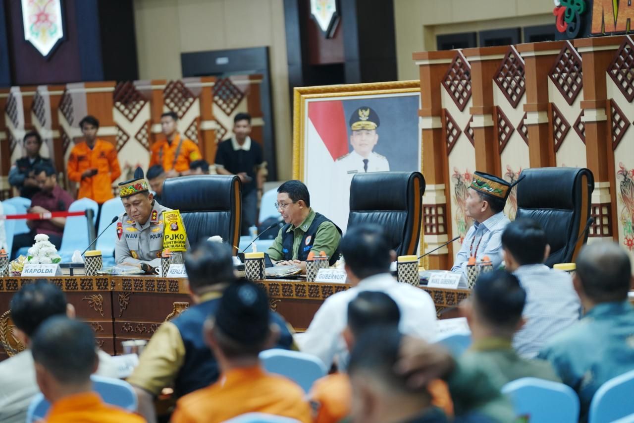 Gelar Rakor Bersama Kepala BNPB RI, Gubernur Kalteng Tegaskan Kepala Daerah Jangan Ragu Tetapkan Status Siaga Karhutla