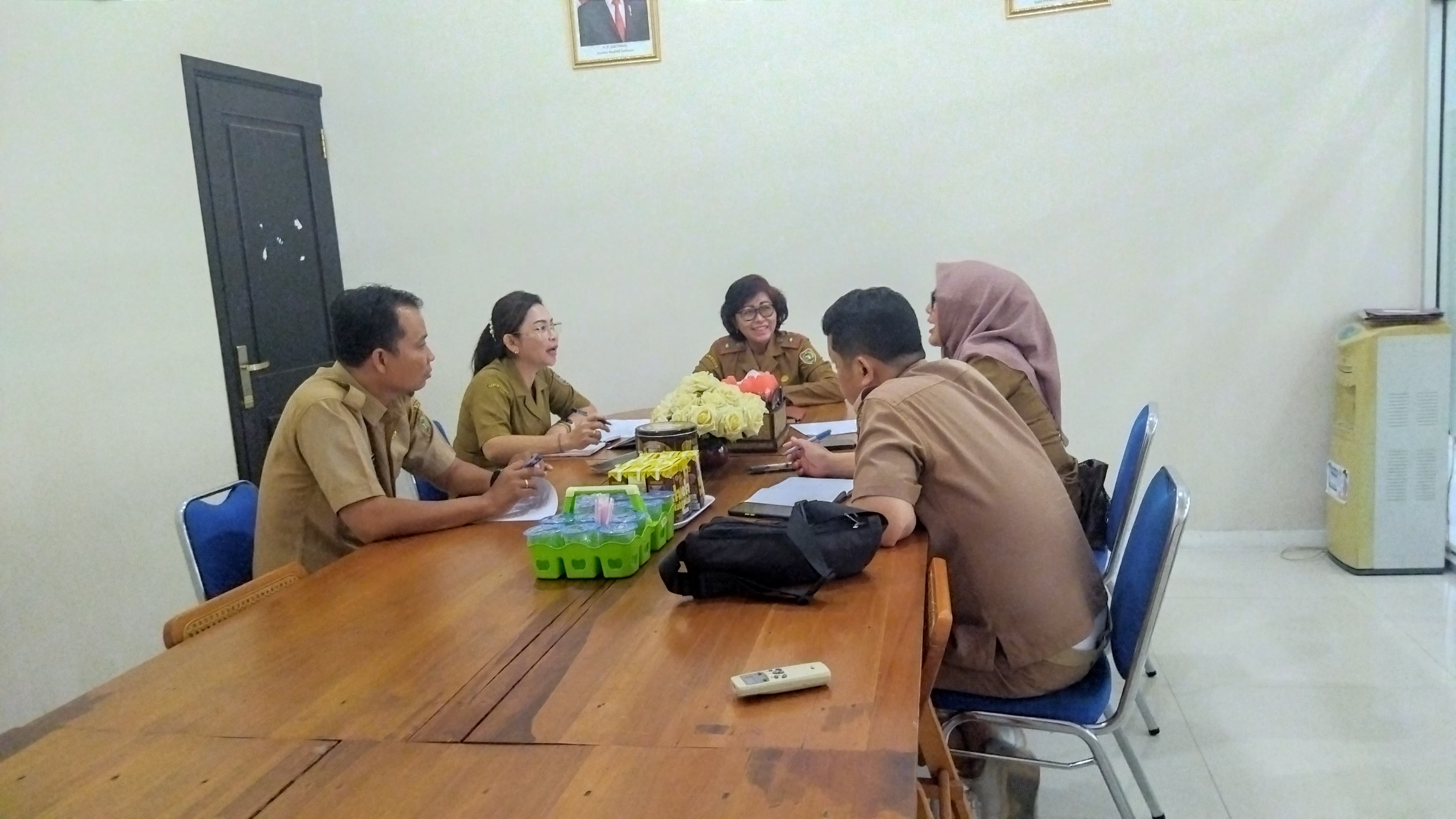 Biro Organisasi dan Disbudpar Lakukan Koordinasi Rencana Pembentukan UPT Bundaran Besar dan Sebangau