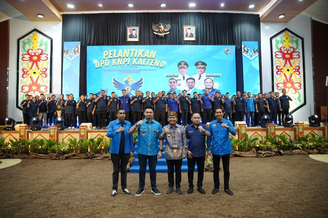 DPD KNPI Kalteng Masa Bakti 2025–2028 Resmi Dilantik, Gubernur Dorong Peran Strategis Pemuda