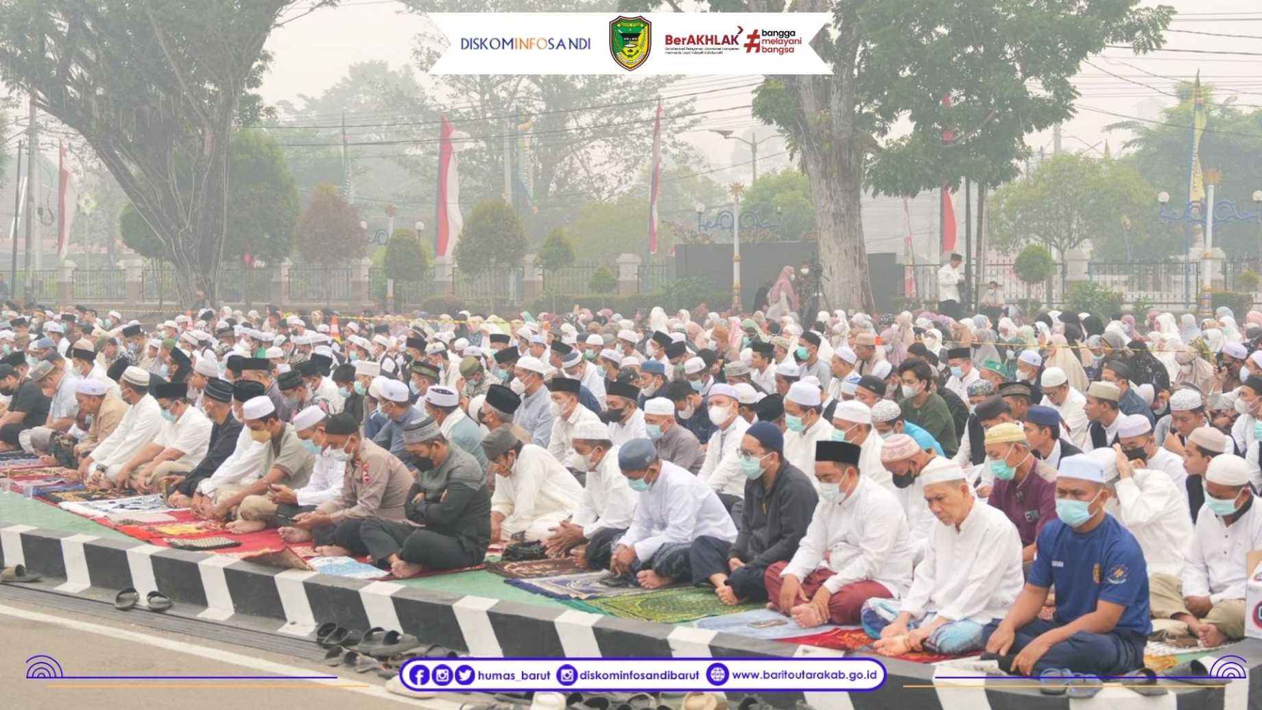 Kemarau Panjang, Pemkab Barito Utara Ikhtiar Lahir Batin, Gelar Salat Istisqa