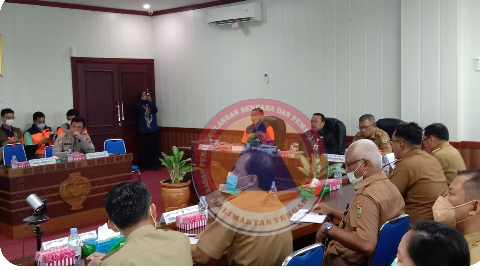 Pemprov Kalteng Gelar Rapat Persiapan Kunjungan Kepala BNPB dalam rangka Penanganan Banjir di Wilayah Kalteng