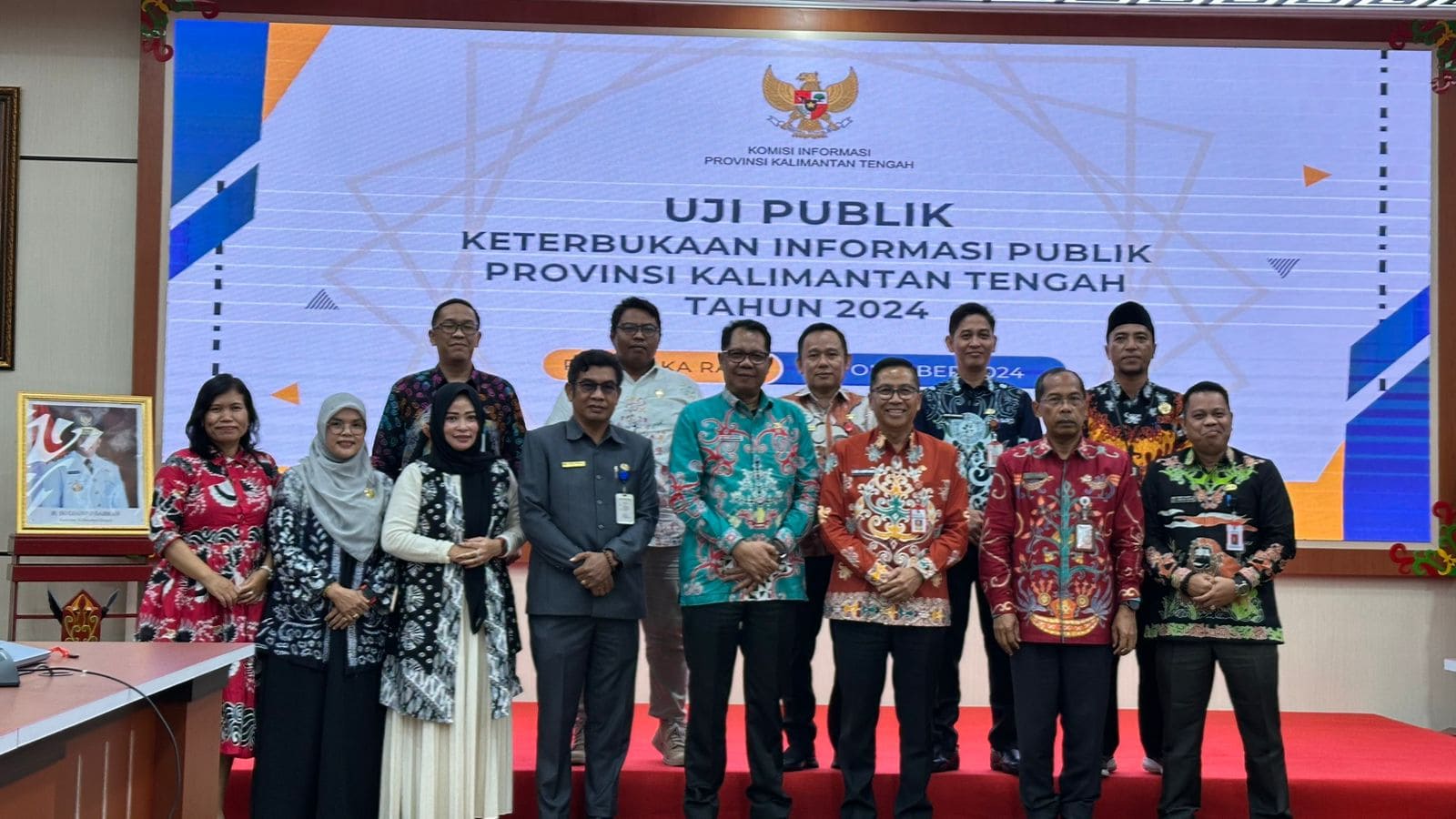 Dinas ESDM Ikuti Tahapan Presentasi Dalam Monitoring dan Evaluasi Keterbukaan Informasi Publik Provinsi Kalimantan Tengah Tahun 2024 