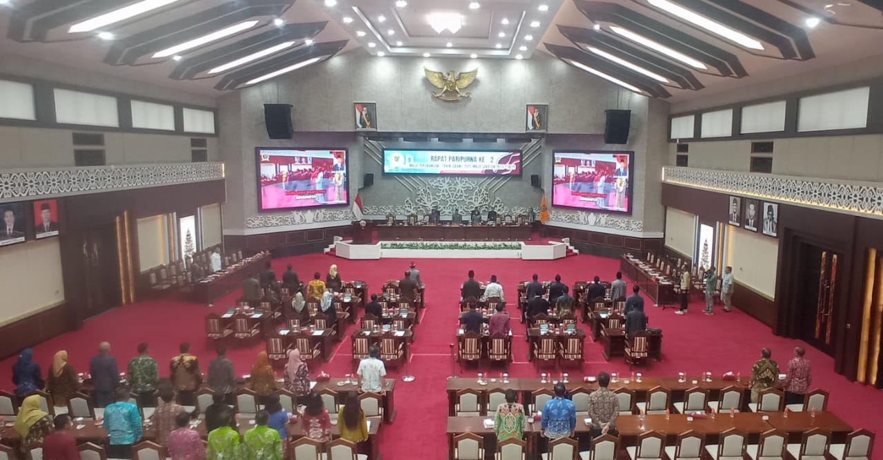 Plt Sekda Prov. Kalteng M. Katma F. Dirun Hadiri Rapur ke-2 Masa Persidangan I Tahun Sidang 2024