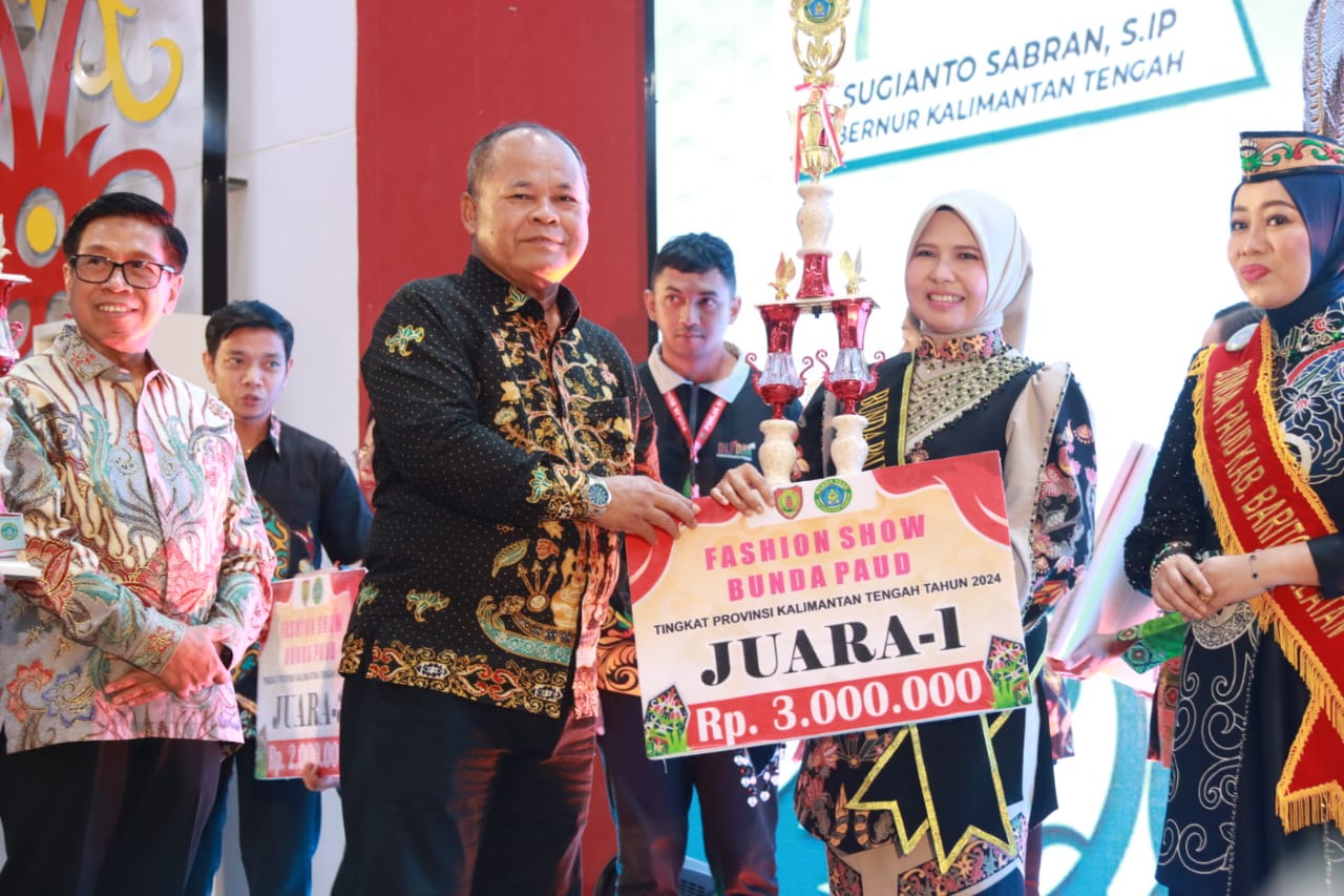 Plh Asisten Pemkesra Maskur Resmi Tutup Kegiatan Apresiasi Bunda PAUD Tingkat Provinsi Kalteng Tahun 2024