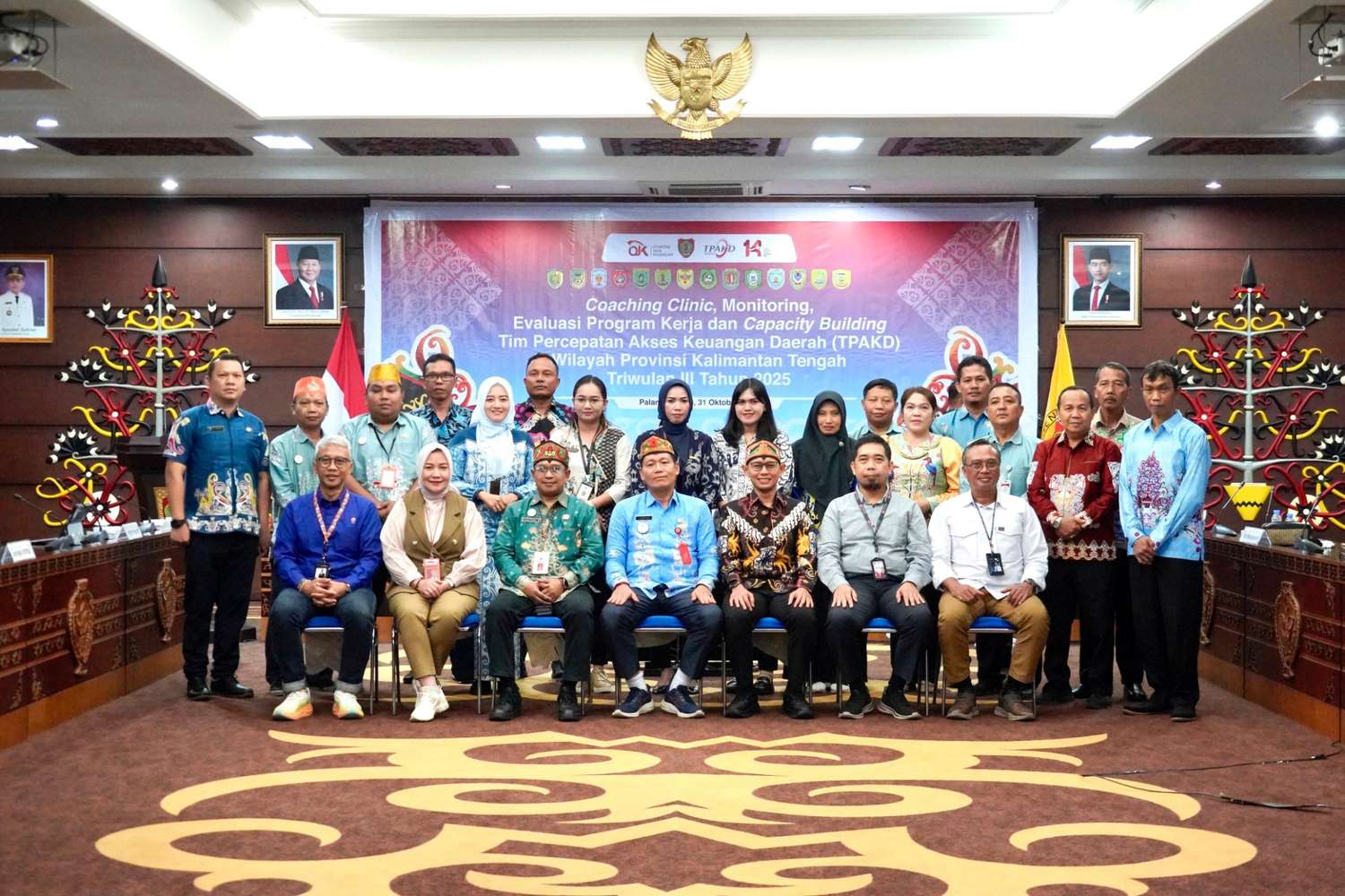 Pemprov Kalteng dan OJK Gelar Coaching Clinic Triwulan III serta Bahas Rencana Program Kerja TPAKD Tahun 2026