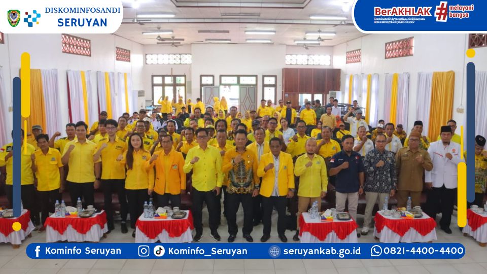 Bupati Seruyan Tegaskan Pentingnya Soliditas Partai dalam Pendidikan Politik Golkar